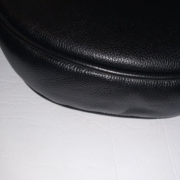 Marc Jacobs Large Leather Hobo Bag Black - Picture 4 of 6